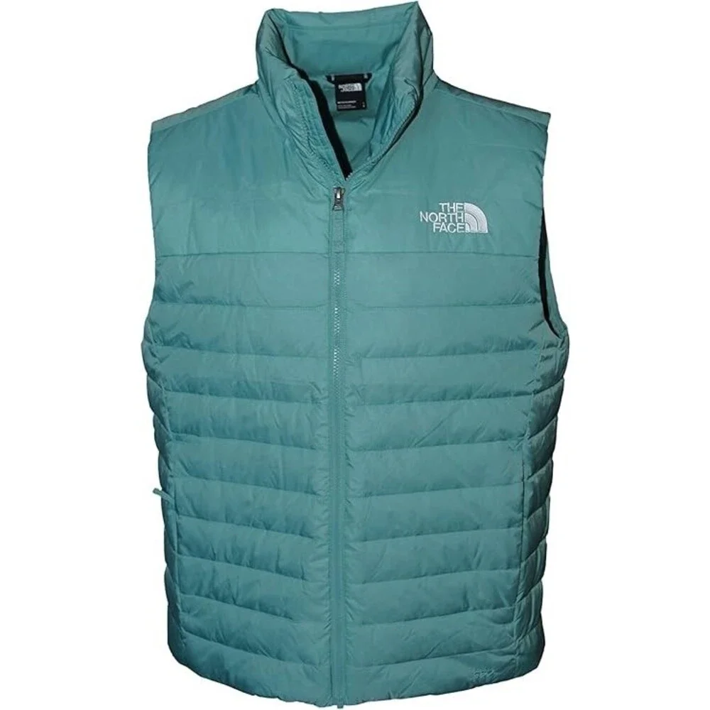 The North Face Flare 2 Vest Men's Medium Blue Quilted 550-Down Full Zip SGN1528
